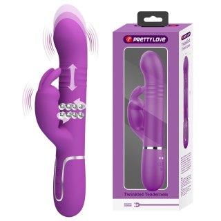 WIBRATOR posuwisty z króliczkiem - Coale Purple