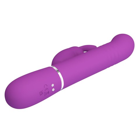 WIBRATOR posuwisty z króliczkiem - Coale Purple WIBRATOR posuwisty z króliczkiem - Coale Purple