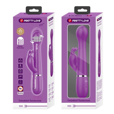 2 WIBRATOR - Dejon Purple, 7 vibration functions 4 thrusting settings 4 rotation functions 2 WIBRATOR - Dejon Purple, 7 vibration functions 4 thrusting settings 4 rotation functions