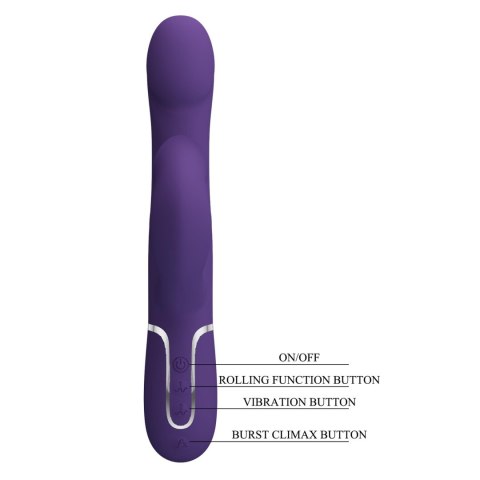 2 WIBRATOR - Falin dark Purple, 7 vibration functions 4 rolling functions Memory function 2 WIBRATOR - Falin dark Purple, 7 vibration functions 4 rolling functions Memory function
