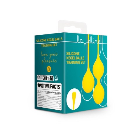 Silicone Kegel Balls Training Set - Carambola Silicone Kegel Balls Training Set - Carambola