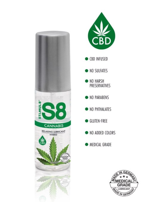 S8 Hybrid Cannabis Lube 50ml Cannabis S8 Hybrid Cannabis Lube 50ml Cannabis