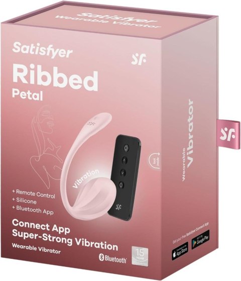 Jajeczko do zabaw na odległość, sterowane smartfonem, sex Ribbed Petal rose Connect App Jajeczko do zabaw na odległość, sterowane smartfonem, sex Ribbed Petal rose Connect App