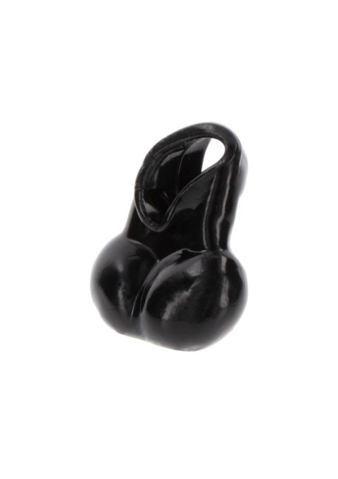 Penis Ring and Scrotum Holder Black Penis Ring and Scrotum Holder Black