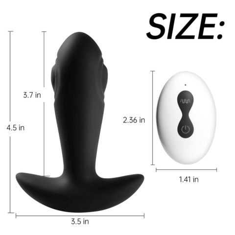 Dual tapping anal plug, korek analny Dual tapping anal plug, korek analny