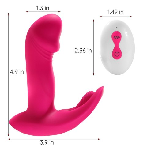 Wibrator do punktu G, squirt, mega orgazm, łechtaczka, palcówka Flicking wearable vibrator Wibrator do punktu G, squirt, mega orgazm, łechtaczka, palcówka Flicking wearable vibrator
