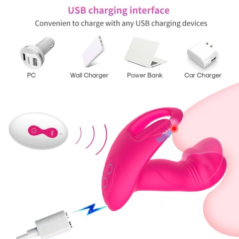 Wibrator do punktu G, squirt, mega orgazm, łechtaczka, palcówka Flicking wearable vibrator Wibrator do punktu G, squirt, mega orgazm, łechtaczka, palcówka Flicking wearable vibrator