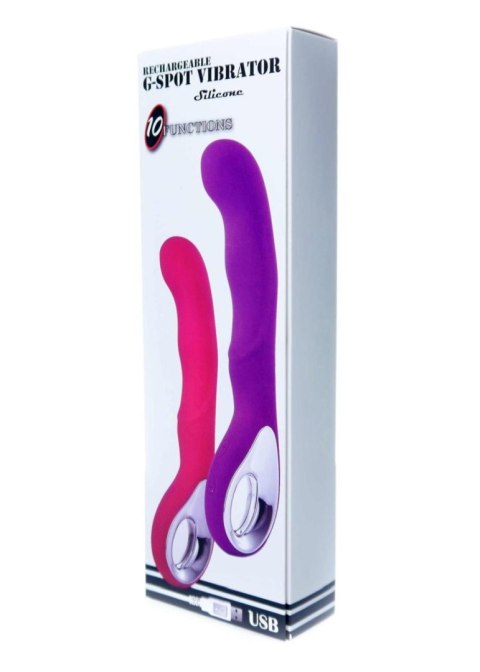 wibrator Wibrator do punktu G, G-spot 20 functions USB Purple wibrator Wibrator do punktu G, G-spot 20 functions USB Purple