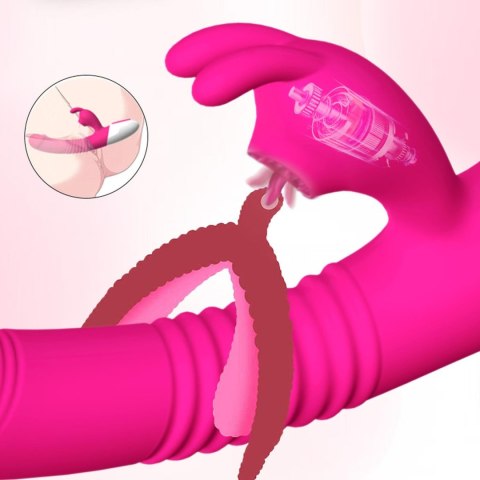 Wibrator- Silicone wibrator USB 7 Powerful Licking and Thrusting Modes Wibrator- Silicone wibrator USB 7 Powerful Licking and Thrusting Modes