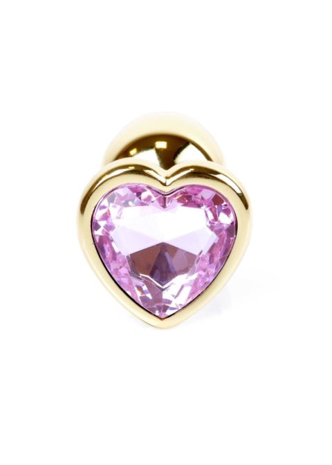 Plug, korek analny-Jewellery Gold Heart plug, korek analny- Rose Plug, korek analny-Jewellery Gold Heart plug, korek analny- Rose