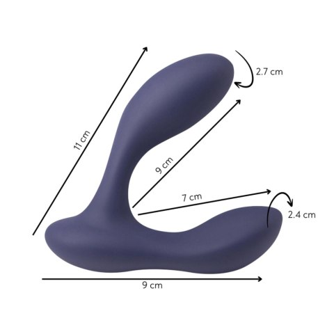 Prostate Massager with 2 motors Spice it Up P-Bliss Prostate Massager with 2 motors Spice it Up P-Bliss