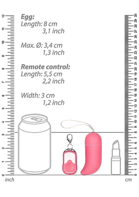 Wireless Vibrating G-Spot Egg - Big - Pink Wireless Vibrating G-Spot Egg - Big - Pink