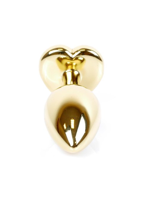 Plug, korek analny-Jewellery Gold Heart plug, korek analny- Red Plug, korek analny-Jewellery Gold Heart plug, korek analny- Red