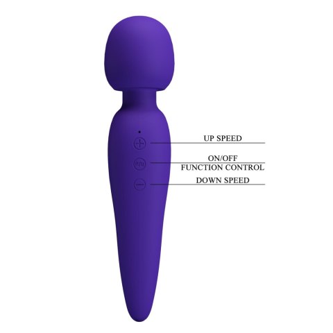 2 WIBRATOR - Meredith Dark Purple, 5 levels of speed control Memory function 7 vibration functions 2 WIBRATOR - Meredith Dark Purple, 5 levels of speed control Memory function 7 vibration functions