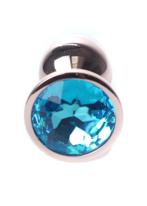 Plug, korek analny-Jewellery Red Gold plug, korek analny- Light Blue Plug, korek analny-Jewellery Red Gold plug, korek analny- Light Blue