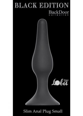 Plug, korek analny-Slim Anal Plug, korek analny Small Black