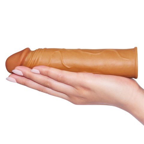 Add 1"" Pleasure X Tender Penis Sleeve Brown Add 1"" Pleasure X Tender Penis Sleeve Brown