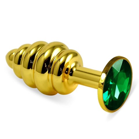 Gold Spiral Plug, korek analny Green Gold Spiral Plug, korek analny Green