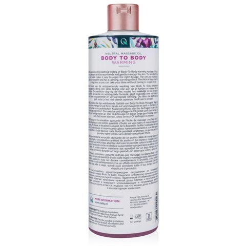 EXOTIQ Body To Body Warming Massage oil 500 ml. EXOTIQ Body To Body Warming Massage oil 500 ml.