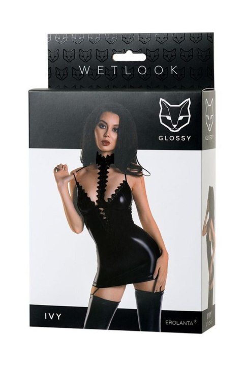 Wetlook dress IVY - black L Wetlook dress IVY - black L