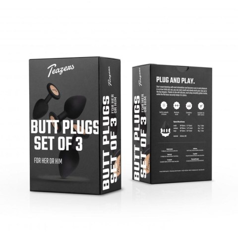 Butt Plug, korek analny Set Butt Plug, korek analny Set