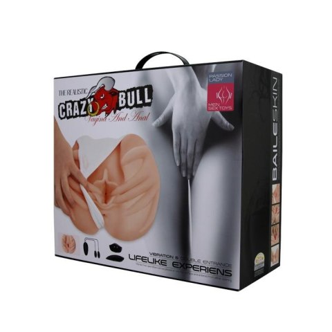 CRAZY BULL - Realistic Vagina and Anal - Vibrating CRAZY BULL - Realistic Vagina and Anal - Vibrating
