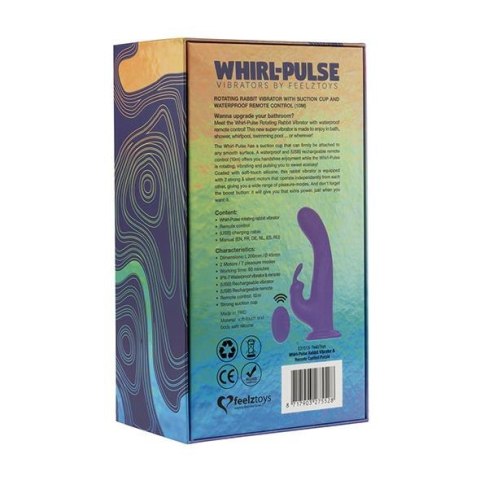 FeelzToys - Whirl-Pulse Rotating Rabbit Vibrator & Remote Control Purple FeelzToys - Whirl-Pulse Rotating Rabbit Vibrator & Remote Control Purple
