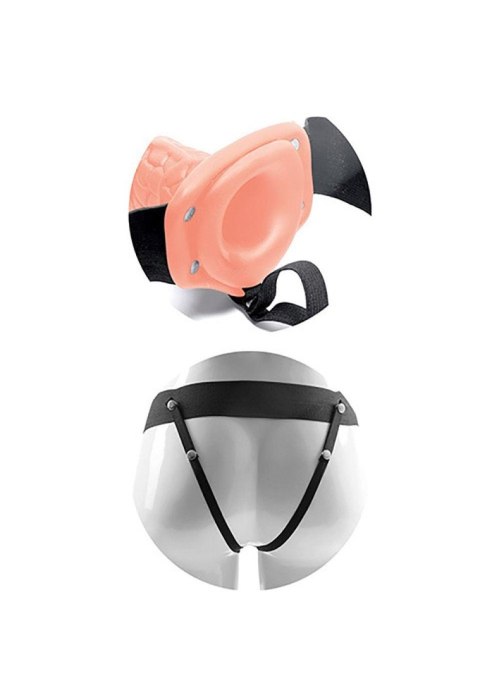 Proteza-VIBRATORE STRAP ON CAVO REAL RAPTURE 8 FLESH WITH BALLS Proteza-VIBRATORE STRAP ON CAVO REAL RAPTURE 8 FLESH WITH BALLS