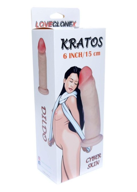 Dildo-KRATOS-LOVECLONEX 6"" Dildo-KRATOS-LOVECLONEX 6""
