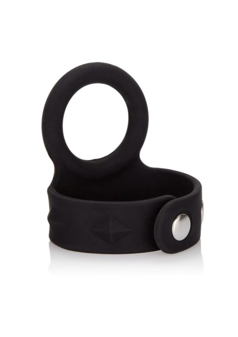 3-Snap Scrotum Ring - Medium Black 3-Snap Scrotum Ring - Medium Black