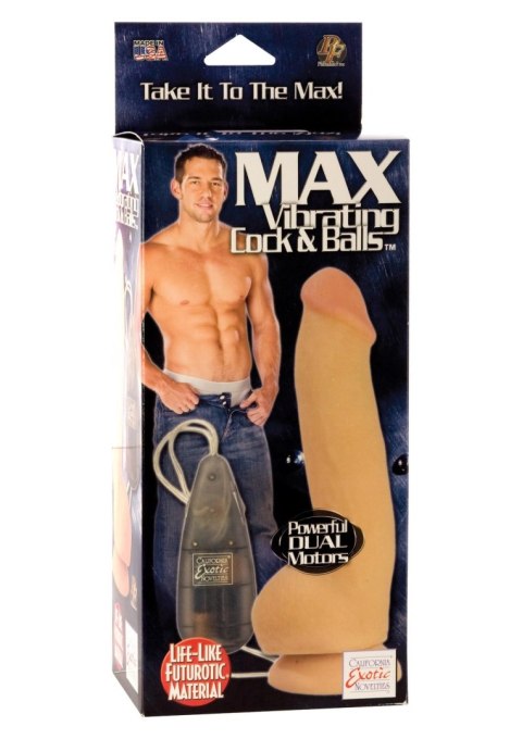 Max Vibrating Cock & Balls Light skin tone Max Vibrating Cock & Balls Light skin tone