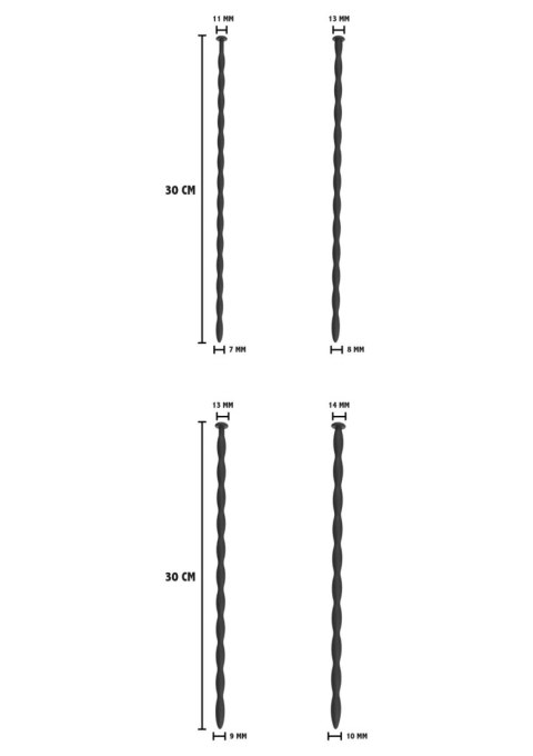 Penis Dilator Set Large 4 pcs Penis Dilator Set Large 4 pcs