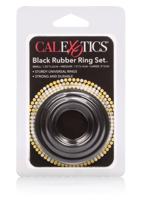 Rubber Ring - 3 Piece Set Black Rubber Ring - 3 Piece Set Black