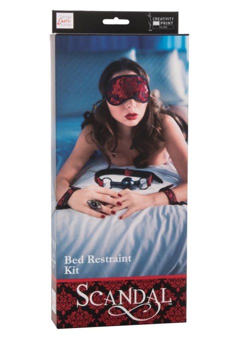 Scandal Bed Restraint Kit Black Scandal Bed Restraint Kit Black