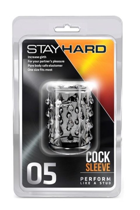STAY HARD COCK SLEEVE 05 CLEAR STAY HARD COCK SLEEVE 05 CLEAR