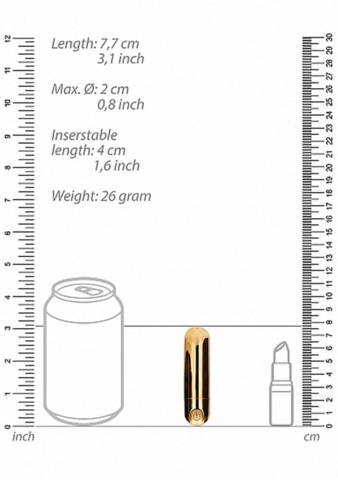 Speed Rechargeable Bullet - Gold