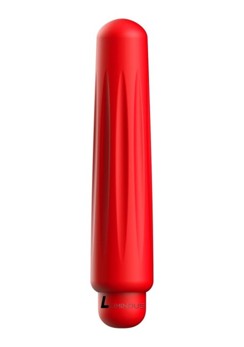 Delia - ABS Bullet With Sleeve - 10-Speeds - Red Delia - ABS Bullet With Sleeve - 10-Speeds - Red