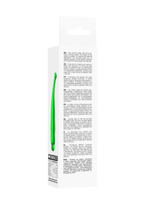 Lyra - ABS Bullet With Sleeve - 10-Speeds - Green Lyra - ABS Bullet With Sleeve - 10-Speeds - Green