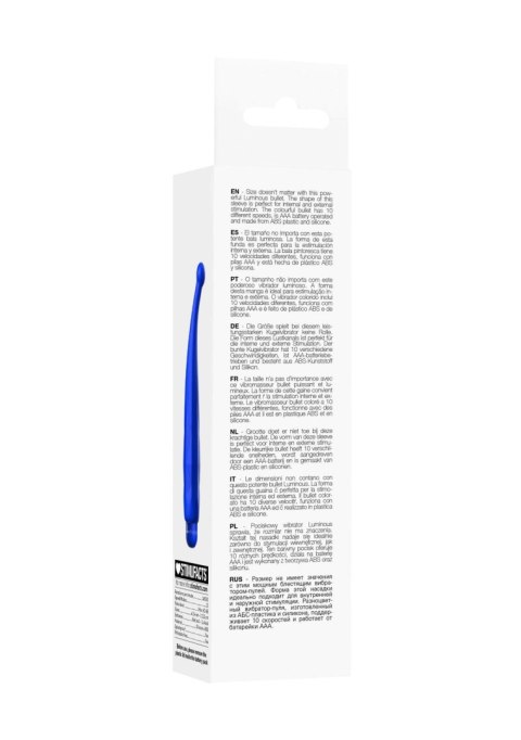 Lyra - ABS Bullet With Sleeve - 10-Speeds - Royal Blue Lyra - ABS Bullet With Sleeve - 10-Speeds - Royal Blue