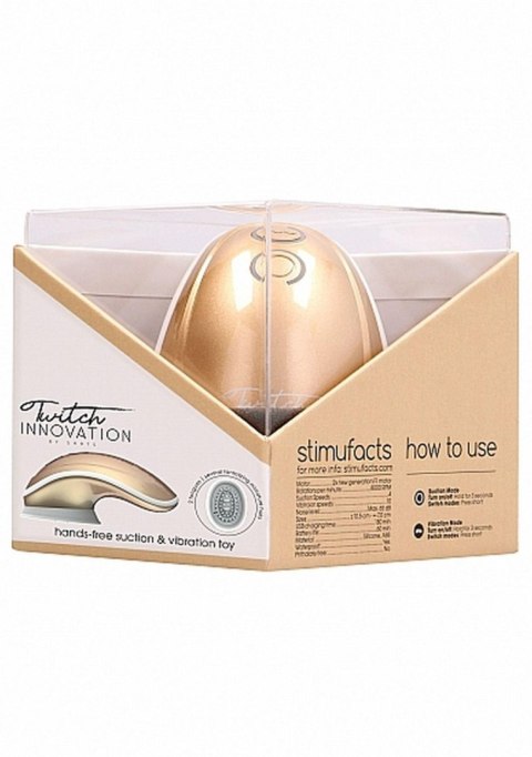 Twitch Hands - Free Suction & Vibration Toy - Gold Twitch Hands - Free Suction & Vibration Toy - Gold