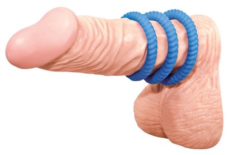 Lust 3 Cock Rings blue Lust 3 Cock Rings blue