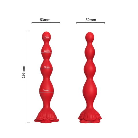 Rosestick Red, 9 vibration functions Rosestick Red, 9 vibration functions
