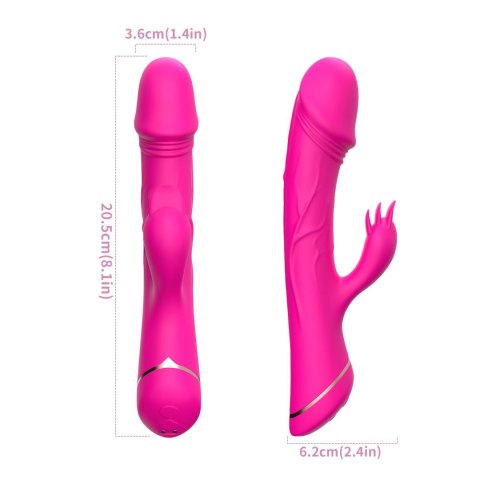 Rubberco Rose Red, 2* 9 vibration functions Rubberco Rose Red, 2* 9 vibration functions