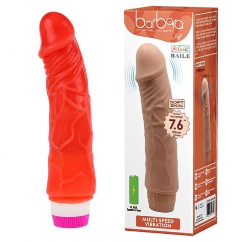 Barbara Classic Jelly Vibe Red 20 cm. Barbara Classic Jelly Vibe Red 20 cm.