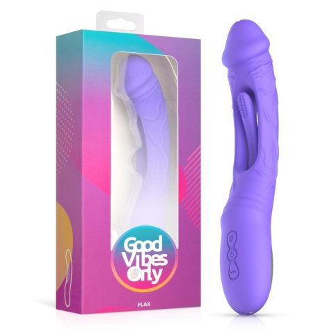 Good Vibes Only - Flax Vibrating Dildo with G-Spot Stimulator Good Vibes Only - Flax Vibrating Dildo with G-Spot Stimulator