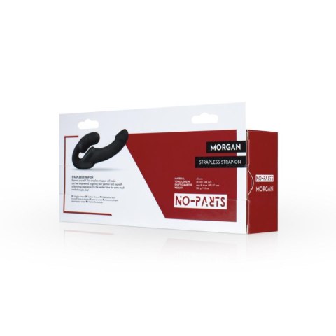 No-Parts - Morgan Strapless Strap-On Dildo - 22 cm - Black No-Parts - Morgan Strapless Strap-On Dildo - 22 cm - Black