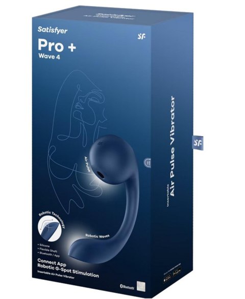 Satisfyer Pro+ Wave 4 – Stymulator punktu G i łechtaczki | Robotic & Air Pulse Technology Satisfyer Pro+ Wave 4 – Stymulator punktu G i łechtaczki | Robotic & Air Pulse Technology