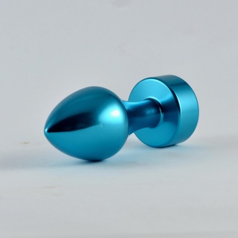 Aluminium Anal plug Blue Aluminium Anal plug Blue
