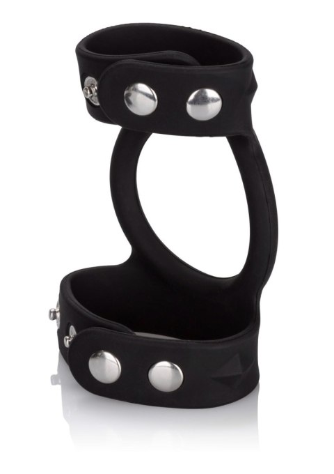Silicone Tri-Snap C & B Cage Black Silicone Tri-Snap C & B Cage Black
