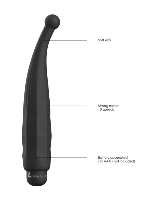 Lyra - ABS Bullet With Sleeve - 10-Speeds - Black Lyra - ABS Bullet With Sleeve - 10-Speeds - Black